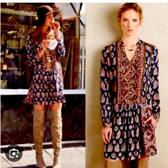 Anthropologie TINY Paquerette Mini Dress, EUC size S - Picture 1 of 6